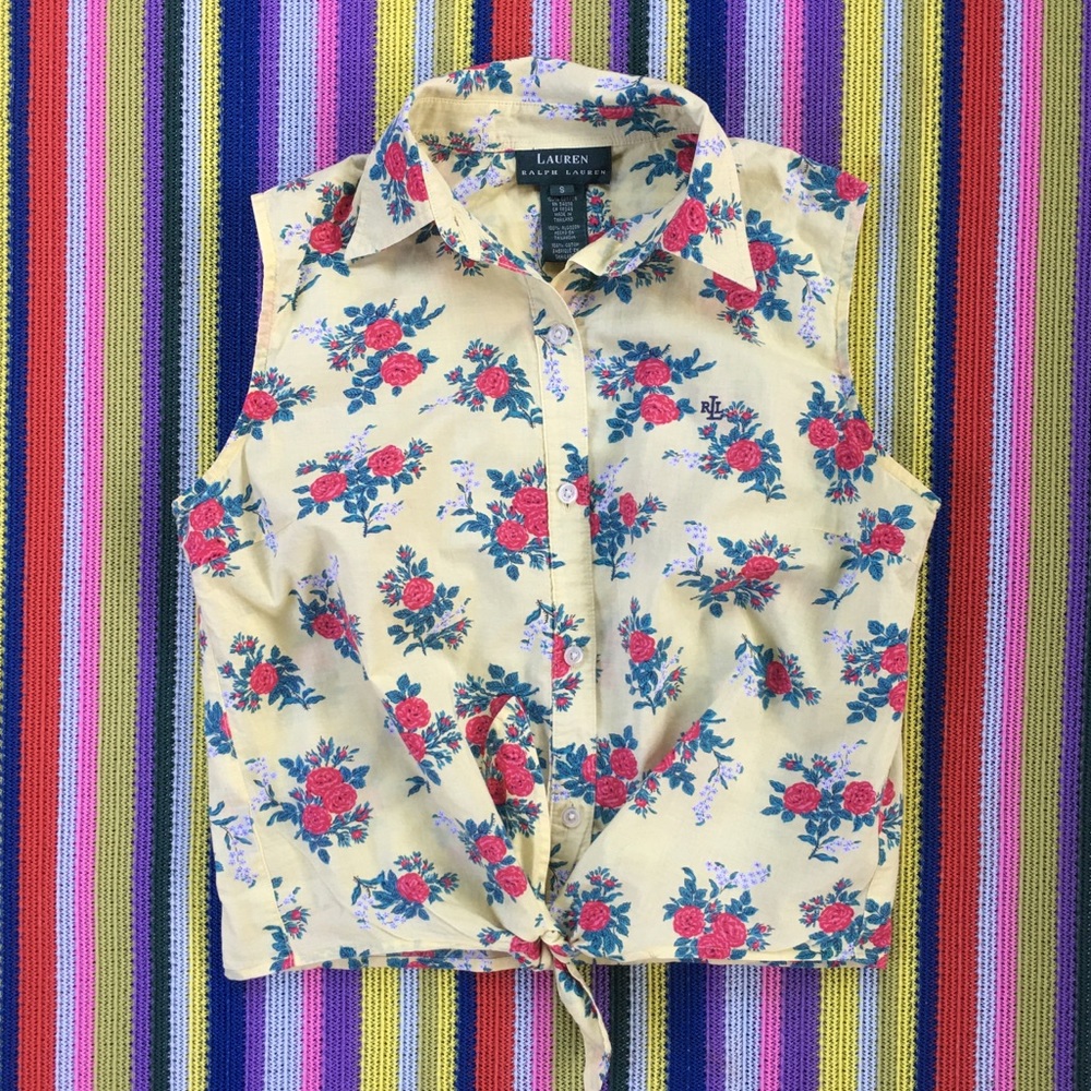 90’s Ralph Lauren Crop Top
